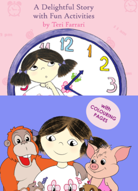 Maggie 2-book bundle: Maggie's Rhyming Time Book and Animal Rhyming Counting Book covers